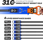 310lbs/390lbs Heavy Resistance Bands with Handles for Working Out